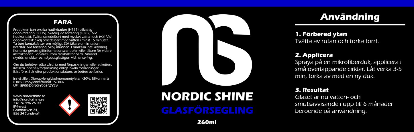 Glasförsegling 260ml
